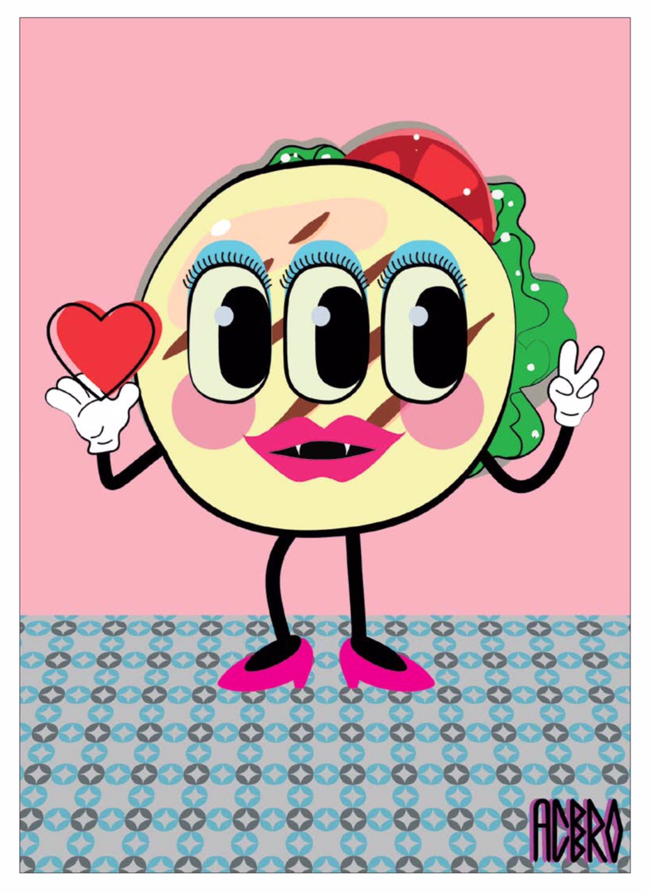 andreina acero una arepa hecha postal arraigo foundation