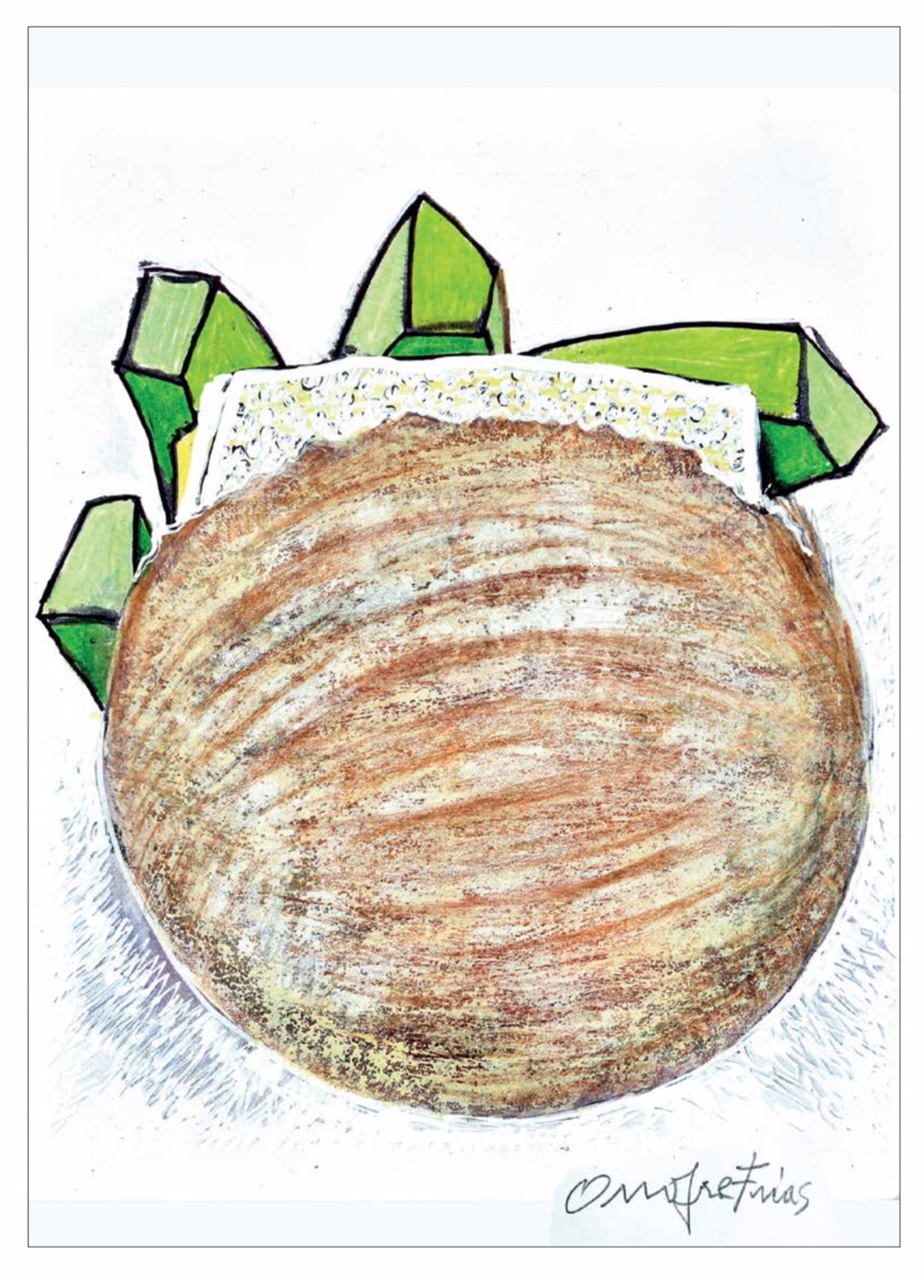 onofre frias queso de mano con guayanes una arepa hecha postal historia de la arepa arraigo foundation