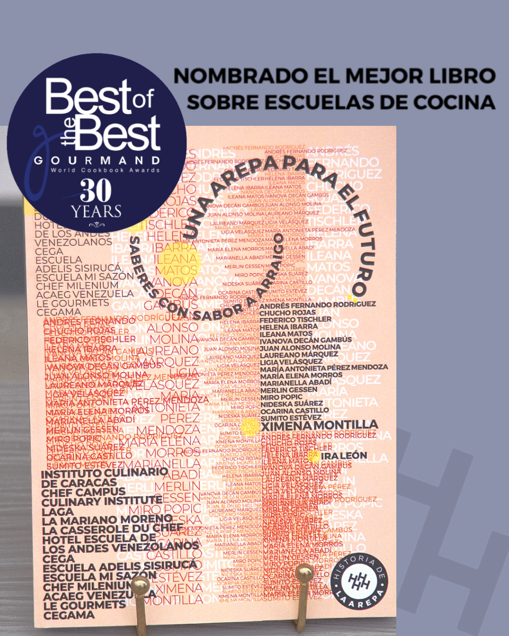 `remio especial 30 aniversario gourmand awards una arepa para el futuro historia de la arepa arraigo foundation