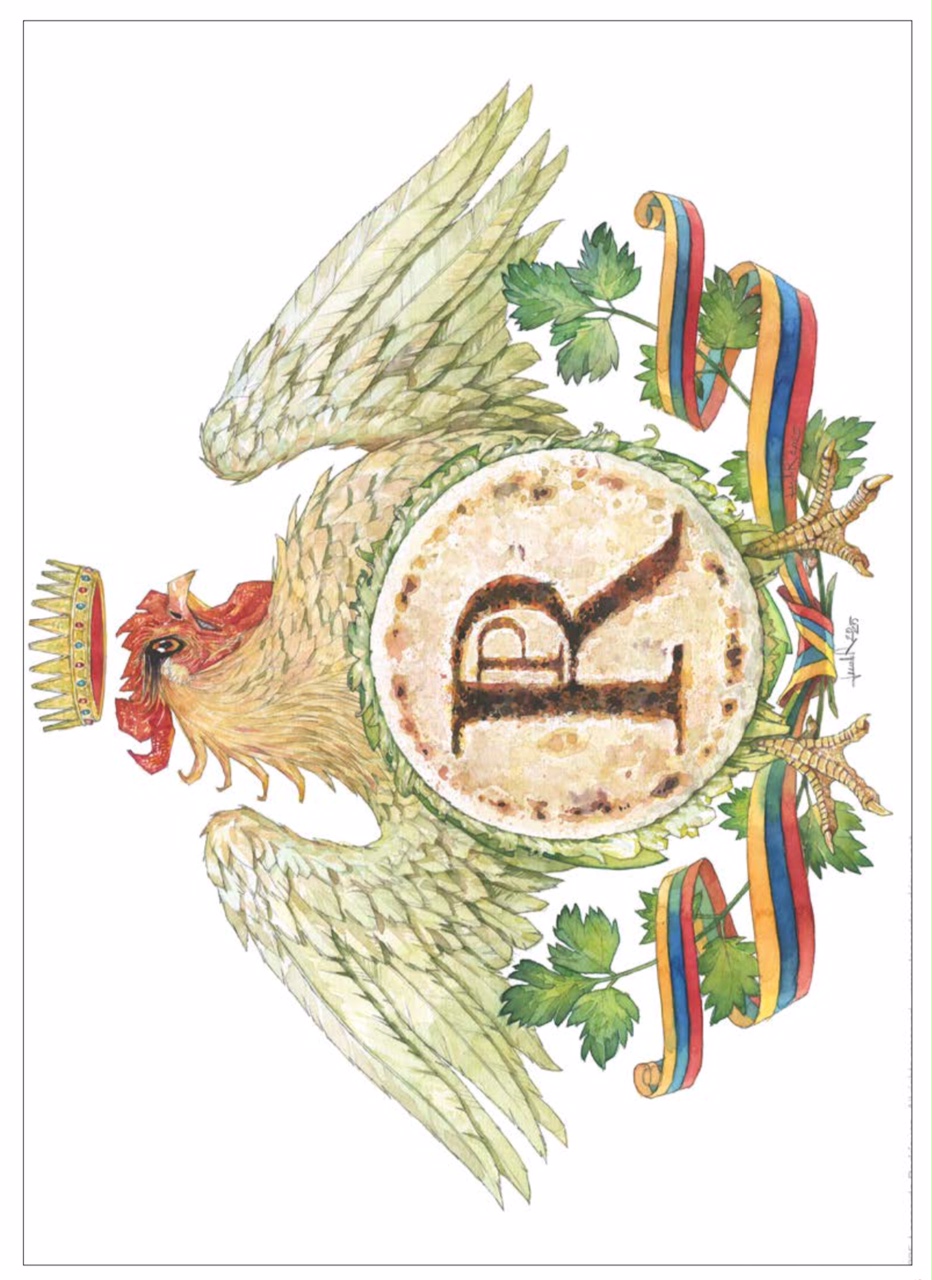 una arepa hecha postal luis rodriguez reina pepiada una arepa hecha postal historia de la arepa arraigo foundation